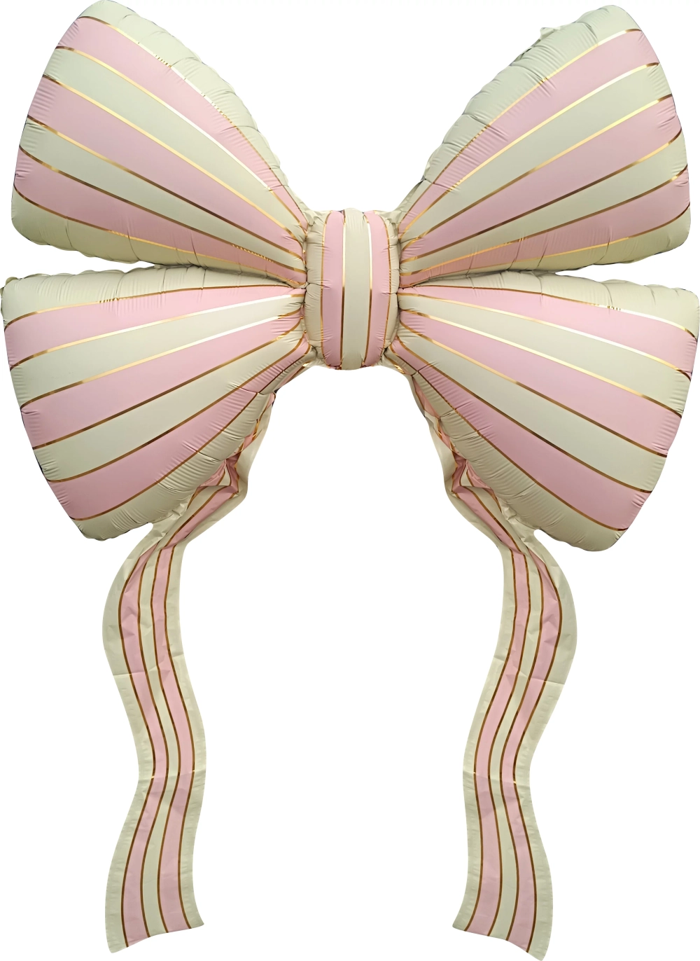 Купить фигурный шар с гелием в виде розового банта недорого для девочки в подарок