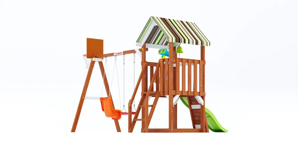 Детская площадка Савушка Тусун - 11 (салатовый)