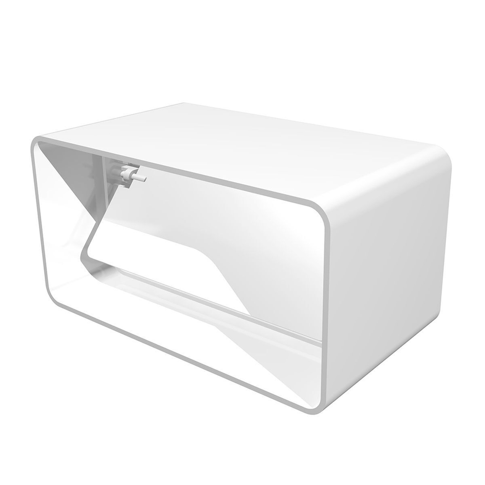 Соединитель вентиляционный пластик, плоский, d120 мм, 60 мм, Эра, 612СКПО