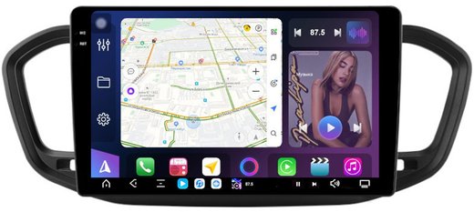 Магнитола для Lada Vesta NG 2023+ (с ШГУ) - FarCar GX10-7289B10 монитор 10.36" 2K QLED на Android 14, TS20, 6+128Гб, CarPlay, 4G SIM-слот