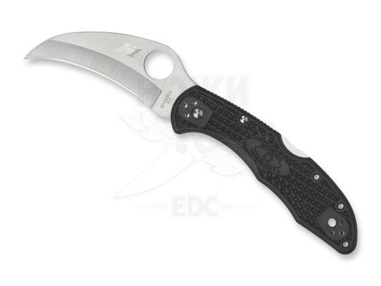 Складной нож Spyderco Tasman Salt 2 106PBK2 c клинком из стали H1, рукоять FRN