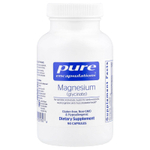 Pure Encapsulations, магний (глицинат), 90 капсул (120 мг в 1 капсуле)
