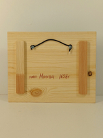 Исторический план Москвы 1638г (репродукция). Панно деревянное настенное, мастерская СВЕТЛОГОРЫ.