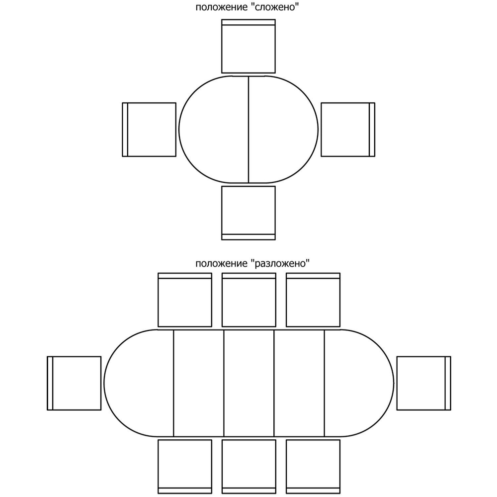 Стол «Милана 14» П4.265.0.28(323.02)