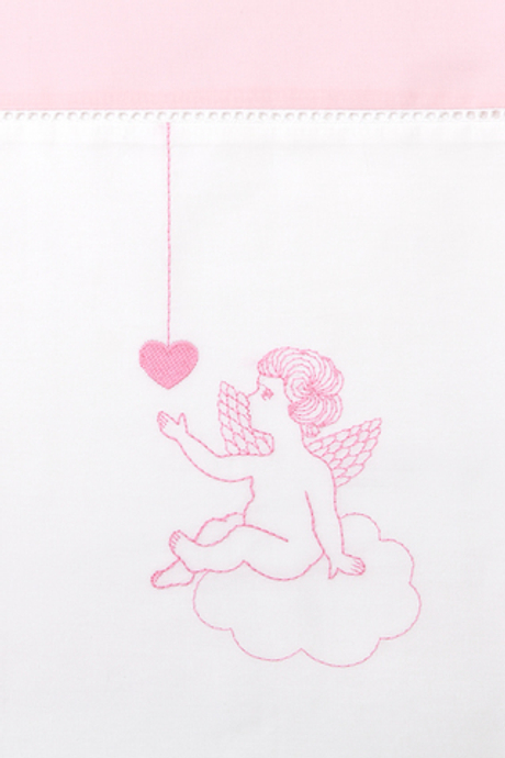 Чехол для бампера 195x45 Luxberry Angels розовый