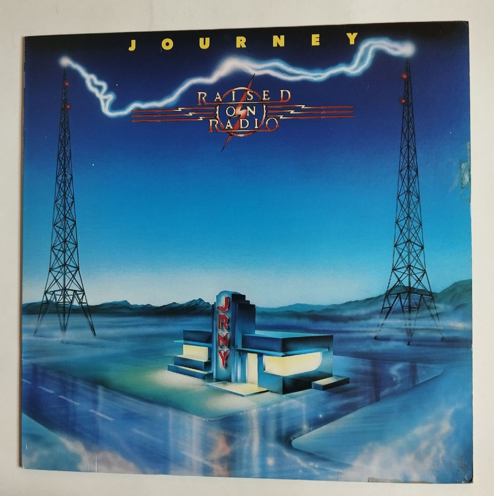 Винтажная виниловая пластинка Journey Raised On Radio (Japan 1986) (No Obi)