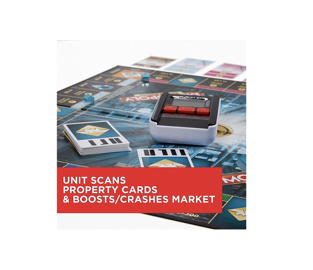Настольная игра Hasbro Gaming Monopoly Ultimate Banking Edition для всей семьи и детей от 8 лет и старше, электронный банкинг