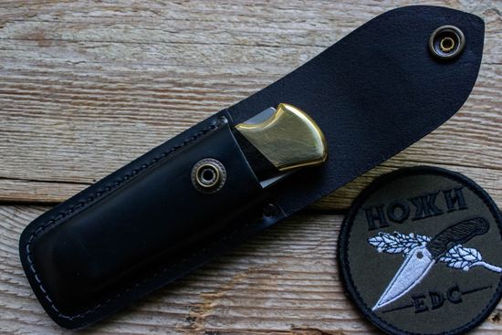 Складной нож Автоматический BUCK 0112BRSA 112 Auto Knife c клинком из стали 420HC, рукоять дерево (Эбен)