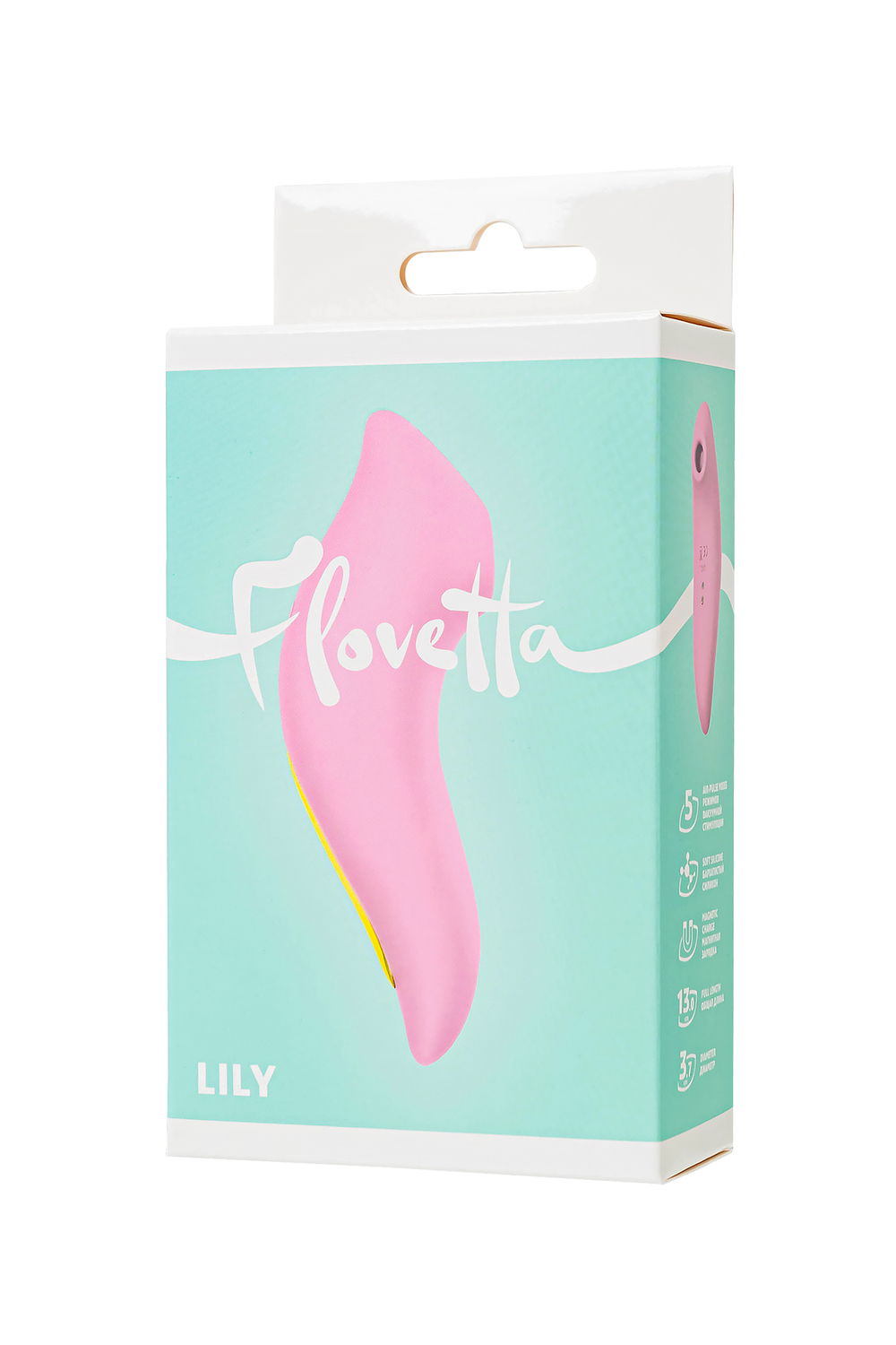 Вакуумный стимулятор Flovetta Lily розовый 13 см