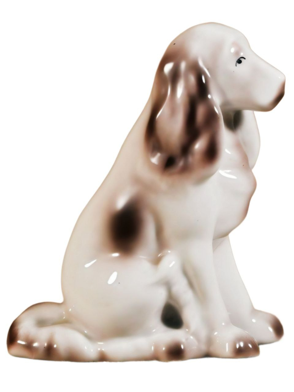Фарфоровая статуэтка "Спаниель" Hollóháza