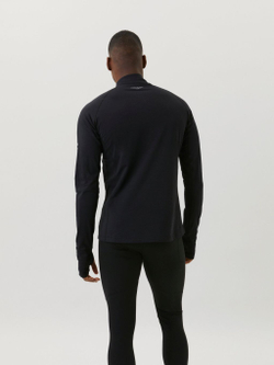 Мужская теннисная кофта Björn Borg Stockholm Midlayer M - black beauty