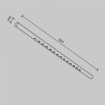 Модульный светильник Maytoni Points C101CL-L500-12W3-6K-BS