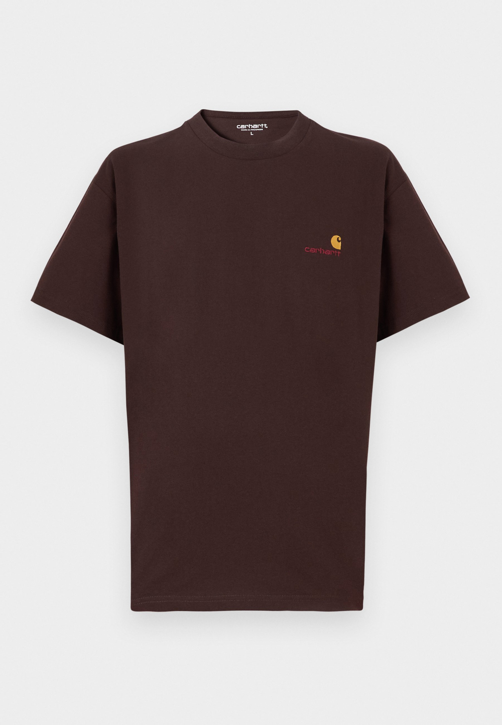 Carhartt WIP Базовая футболка - Коричневый