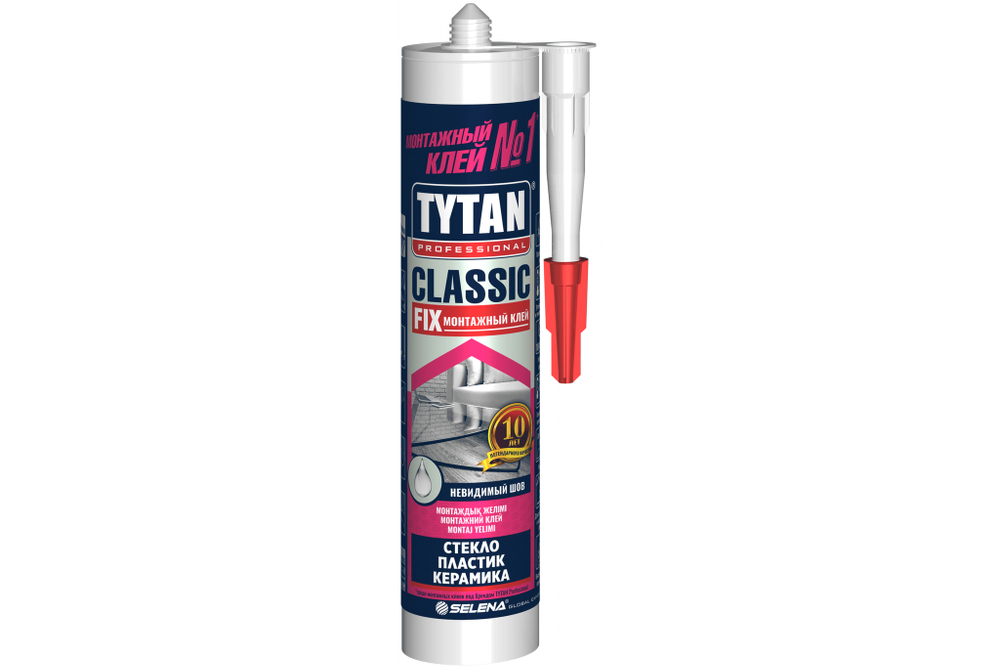 Клей вместо гвоздей Tytan Classik Fix 310мл. прозрачный (12шт)
