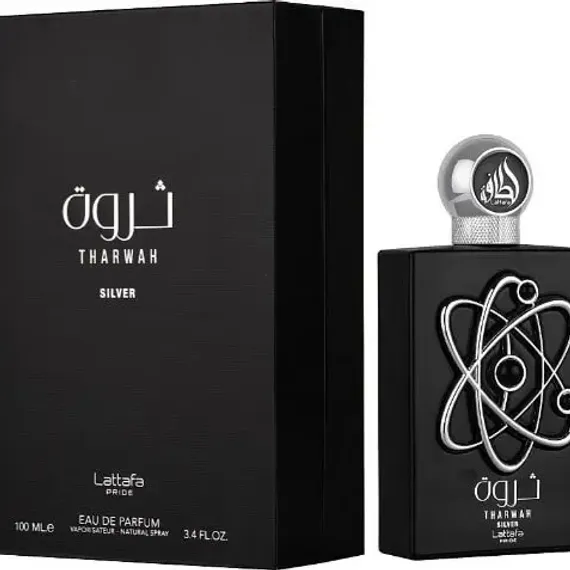 Уникальная мужская парфюмерия Lattafa Tharwah Silver EDP 100 мл