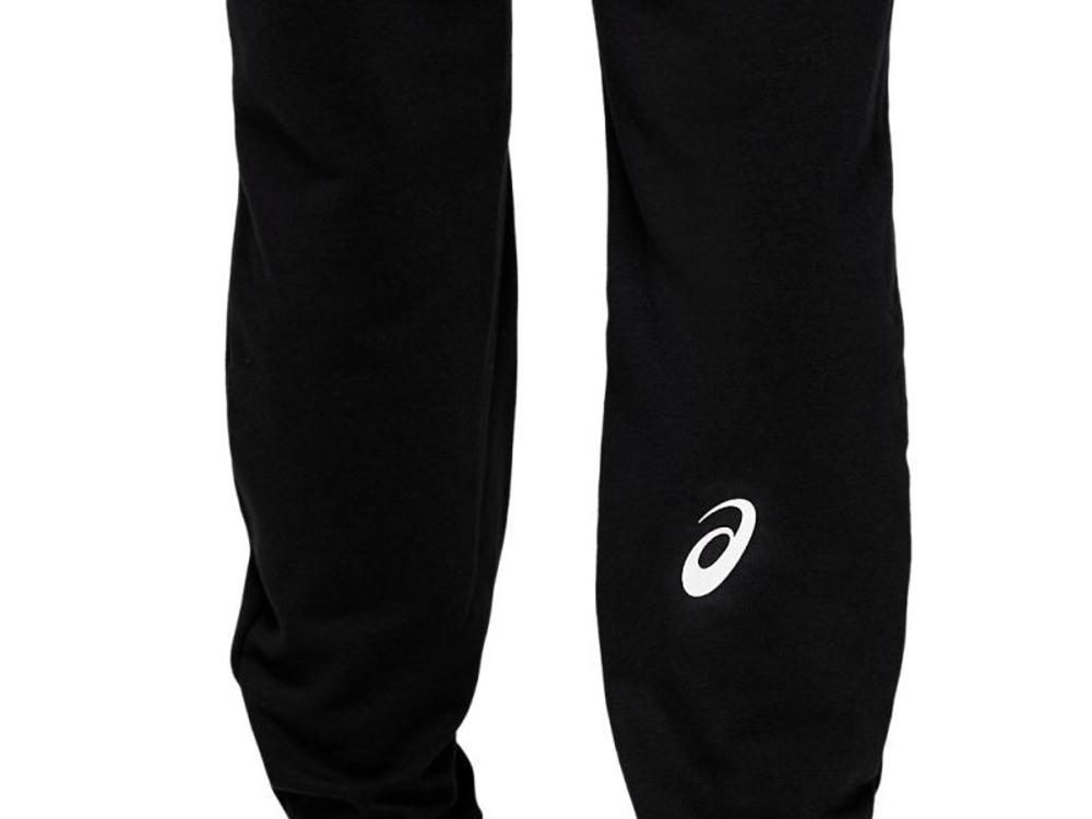 Мужские теннисные штаны Asics Big Logo Sweat Pant - performance black/brilliant white