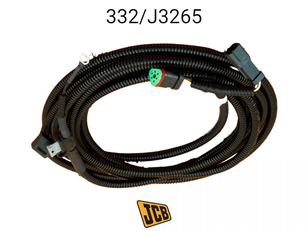 Разъем штекер соленоида трансмиссии JCB 721/10495, 721/11862