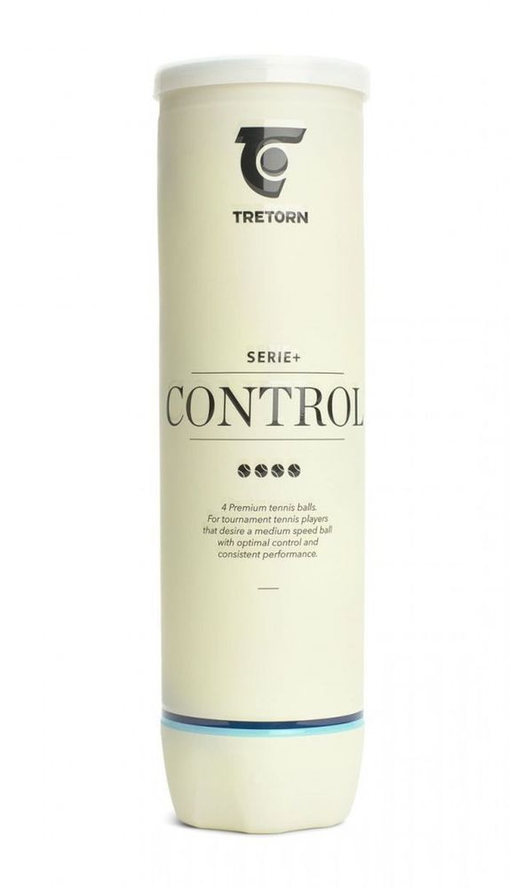 Мячи теннисные Tretorn Serie+ Control (white can) - 4B