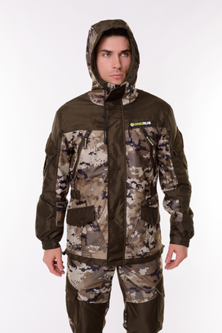 Демисезонная куртка ONERUS "Горная -5" (Алова/Бежевый) Флис подклад