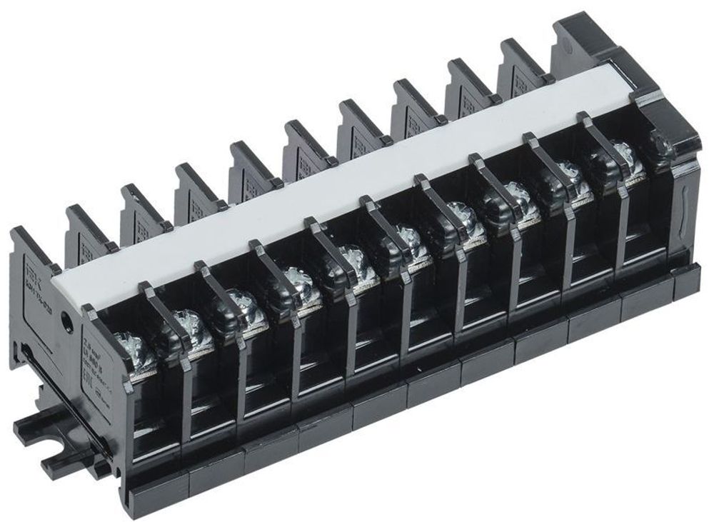 Блок зажимов БЗН TK-020 2.5кв.мм 20А на DIN-рейку 10 пар IEK YZN43-10-002-K02 Блок зажимов БЗН TK-020 2.5кв.мм 20А на DIN-рейку 10 пар IEK YZN43-10-002-K02