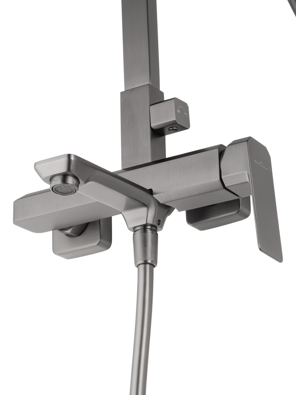 Душевая система WONZON & WOGHAND DIAMOND, Темный графит (WW-88739011-BGM)