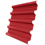 Профнастил Н60 Железный Форт Pe 0,8 мм RAL 3003 рубиново-красный