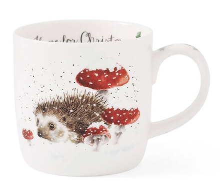 Кружка "Ежик в снежных мухоморах" Wrendale Designs, 0,31 л