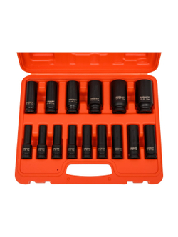 Набор ударных удлиненных головок 10-32 мм, 1/2DR, 15 шт. Gigant G-11325