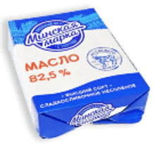 Масло сливочное &quot;Минская марка&quot; 82,5% 180г. Минск - купить с доставкой по Москве и области