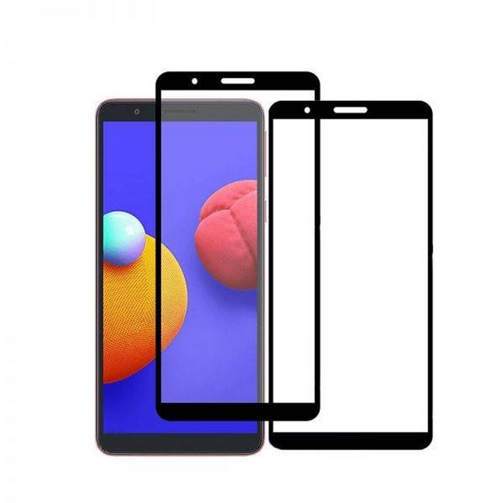 Защитное стекло Samsung M 01 Core (черный) 9D тех.упаковка
