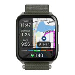 Спортивные часы Garmin Venu X1, нейлоновый браслет ComfortFit цвета «мох» Безель цвета «мох», AMOLED-дисплей с сапфировым стеклом. Браслет с текстильной застёжкой — на запястье обхватом 140–230 мм