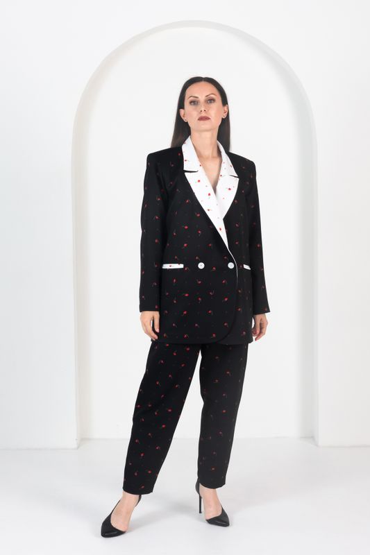 ПИДЖАК С ПРИНТОМ WHITE TULIP. PROF