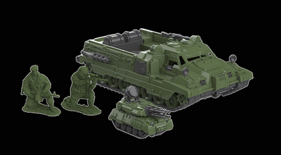 Набор "Военные машинки с солдатиками" (Нордпласт)