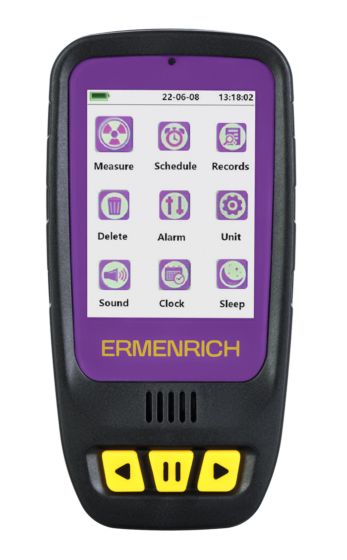 Дозиметр Ermenrich Ping RD40, фиолетовый