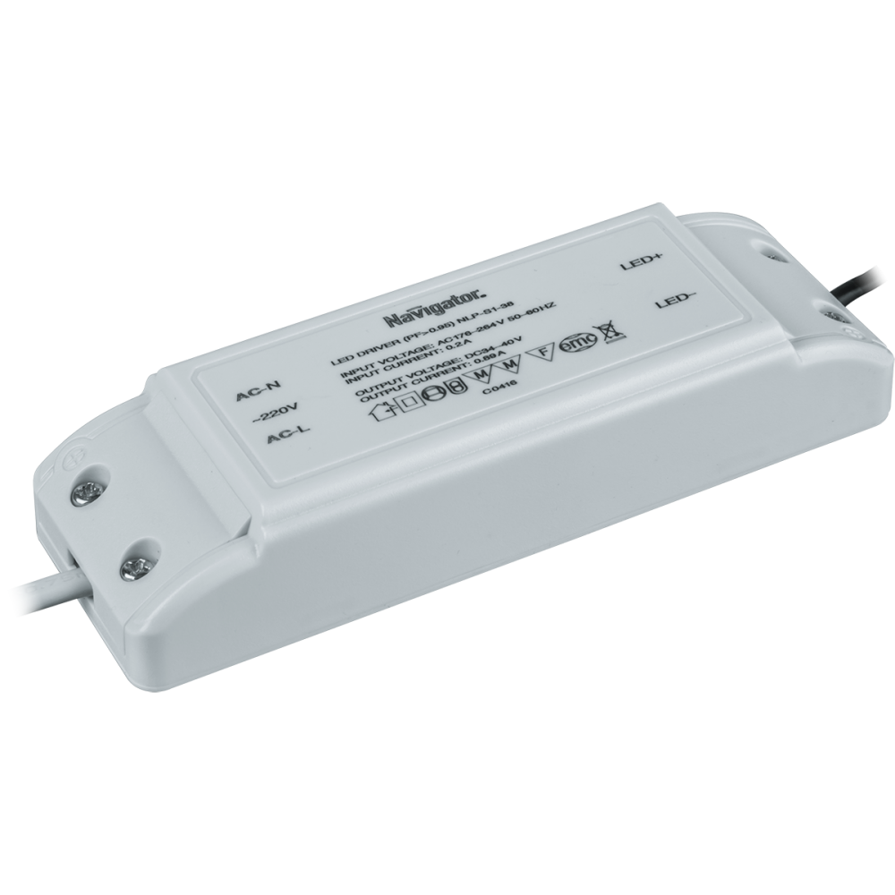 Комплектующие Navigator 71 358 ND-P38-IP20 Драйвер для СД панели