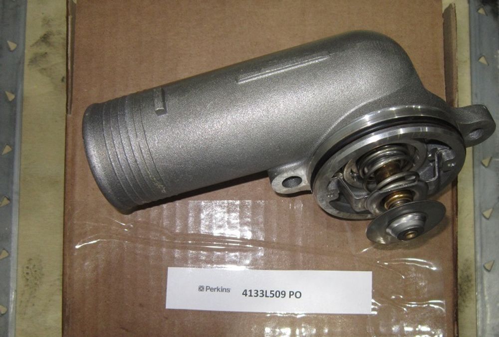 Термостат в сборе с корпусом, отвод левый / CONNECTION АРТ: 4133L509РО