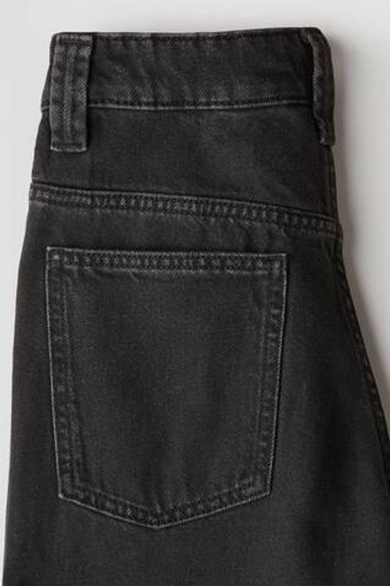 H&M Джинсы Baggy Fit, угольный