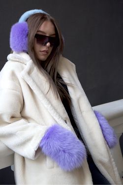 Брелок из меха «Енотик»