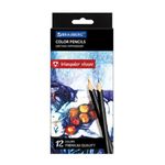 Карандаши цветные трёхгранные 12цв. Brauberg Artist line