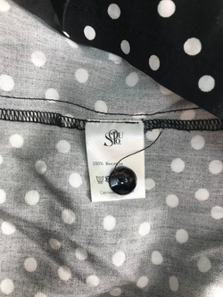 Платье практичное в горошек, маркировка XS, визуально 42 размер