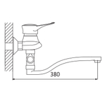 Смеситель для ванны Oute T04 T0423-3