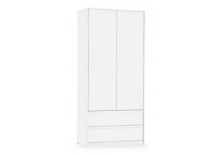 Шкаф Woodville Идена ШК06-900 ЛДСП белое, ЛДСП белое
