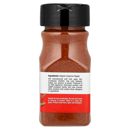 California Gold Nutrition, Foods, органический кайенский перец, 77 г (2,75 унции)
