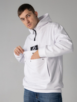 Худи с патчем Город Горький белое