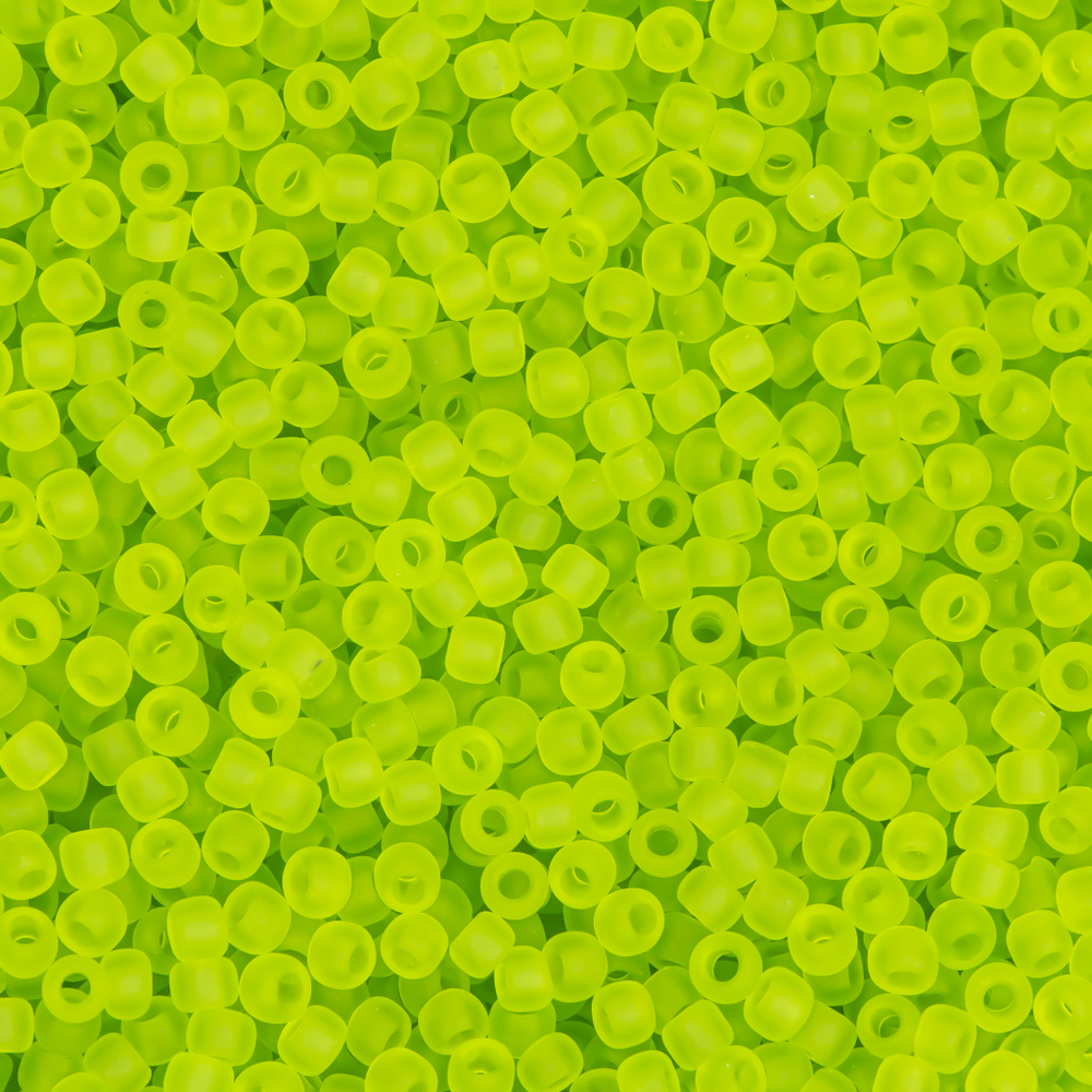 Японский бисер TOHO Round 11/0 (№4F), прозрачный матовый