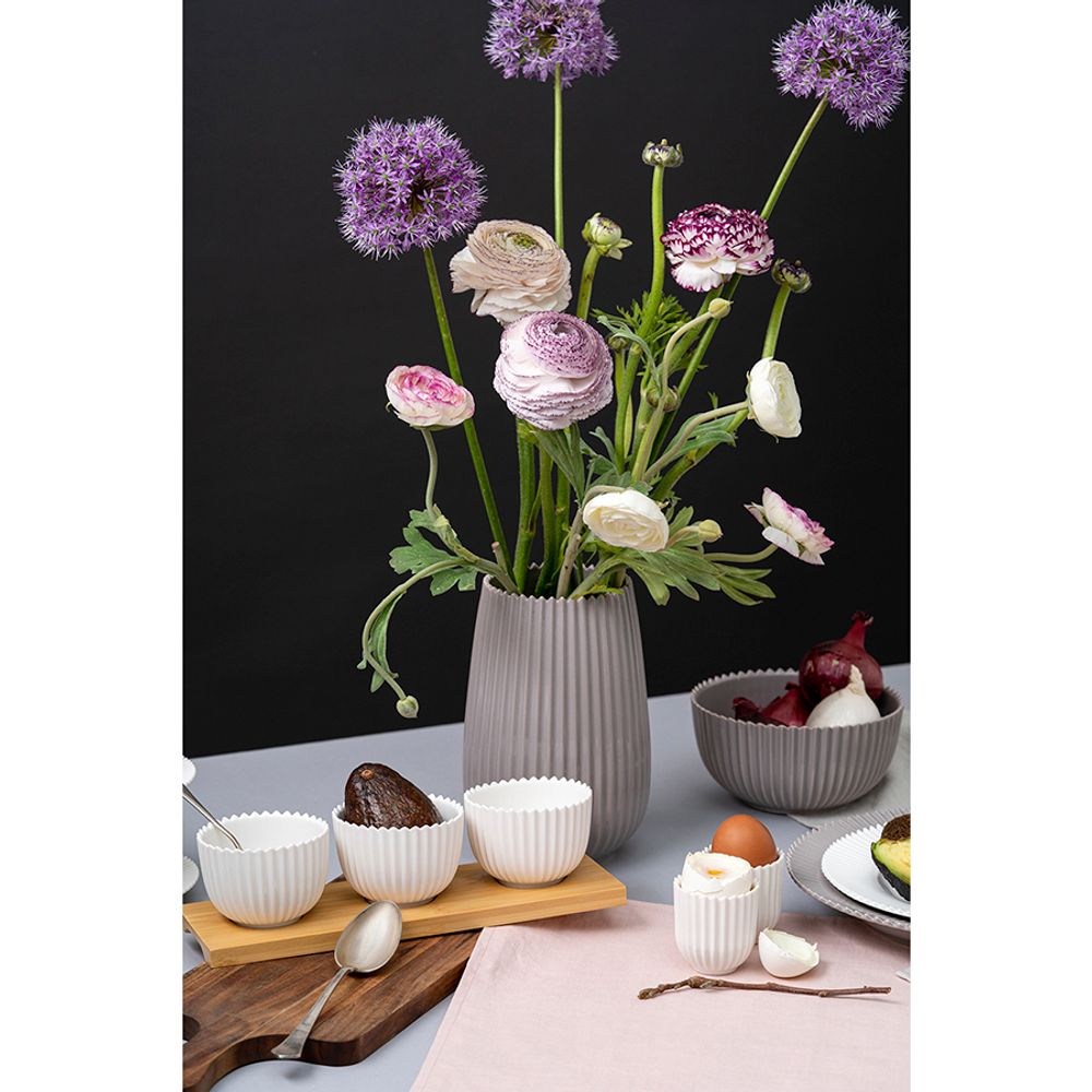 Набор из двух салатников темно-серого цвета из коллекции Edge, 650 мл