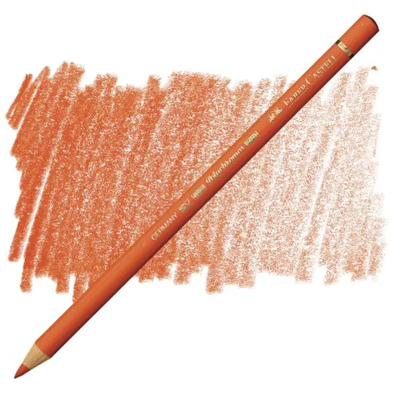 Rəngli karandaş \ Цветные карандаши Faber-Castell Polychromos Pencil - 115 Dark Cadmium Orange