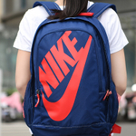 Nike Polyester Backpack Regular Unisex Blue