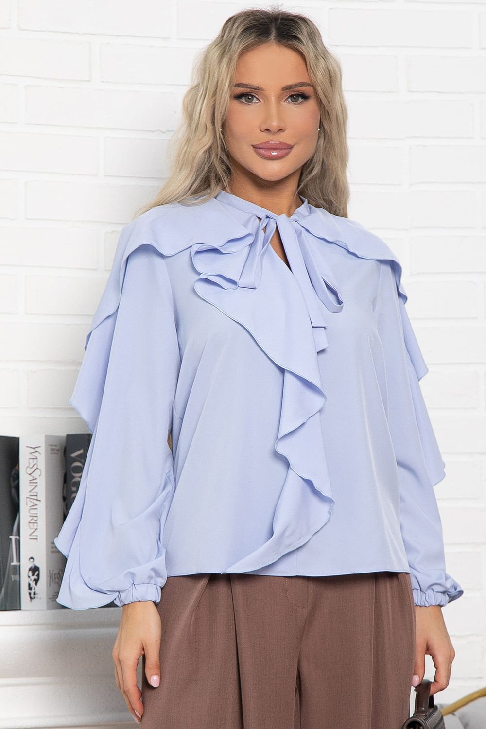 Блуза Дыхание весны (голубая) Б14925-5М LT Collection