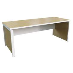 Стол руководителя на металлокаркасе STEEL EVO 17199 дуб светлый